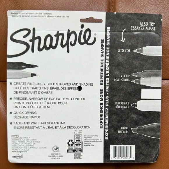 Sharpie Brush Twin Markers Set 12 pack permanent - Picture 4 of 4
